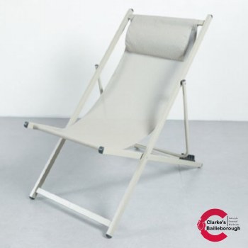 Folding Beach Chair Taupe