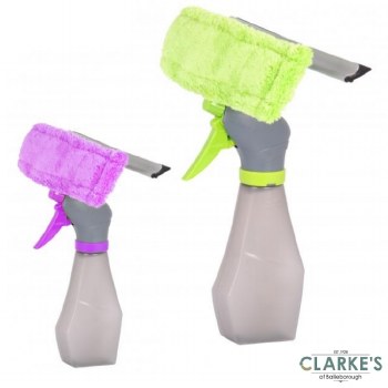 Urban Living - 3 in 1 Window Cleaning Tool Purple