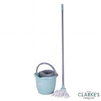 Urban Living - Floor Mop & Bucket Set Teal