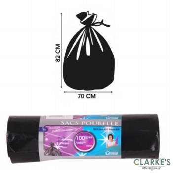 Refuse Bags 100 Litre 10 per Roll