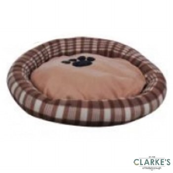 Dogi - Round Dog Bed 62cm Brown