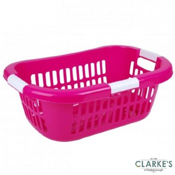 Urban Living - Wide Laundry Basket Pink