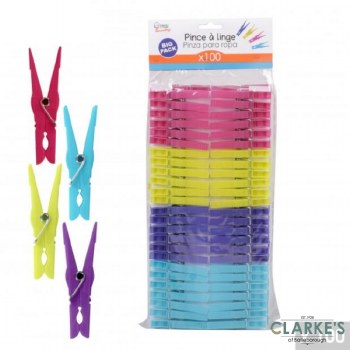 Urban Living - Clothes Line Pegs 100 per Pack