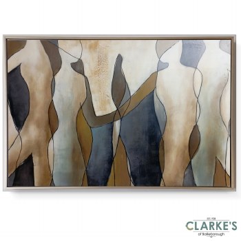 Framed Oil Painting - Join The Crowd