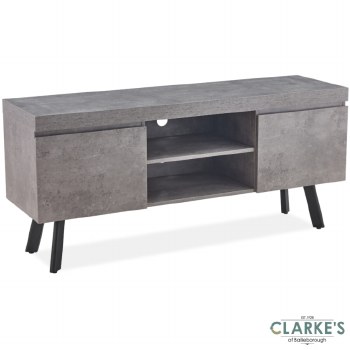 Frederic Large Tv Unit Grey Concrete Effect