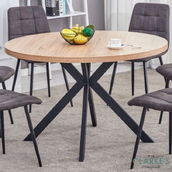 Frederic Round Dining Table Oak