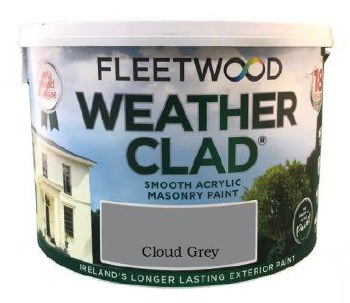 Fleetwood Weather Clad Cloud Grey 10 Ltr