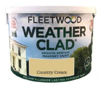 Fleetwood Weather Clad Country Cream 10 Ltr
