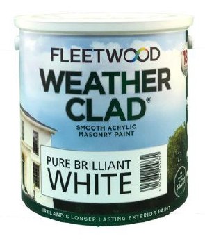 Fleetwood Weather Clad White 2.5 Ltr
