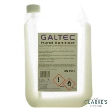 Galtec 70% Alcohol Hand Sanitiser 5 Litre