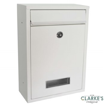Gardag Concourse Post Box White