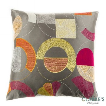 Gatsby Circle Grey Cushion