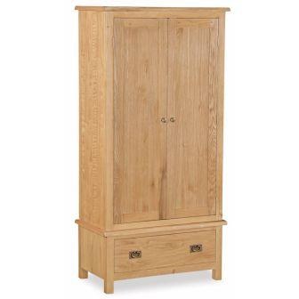 Salisbury Lite Oak Gent Wardrobe
