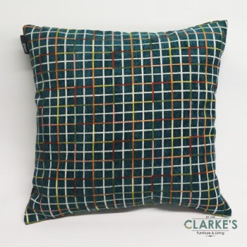 Geo Grid Juniper Cushion