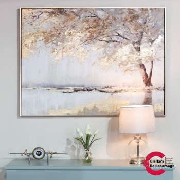 Gilded Oak - Framed Wall Art 120x90cm