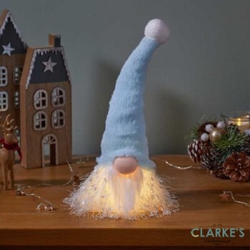 Glo-Kert Blue LED Lit-Up Christmas Figure
