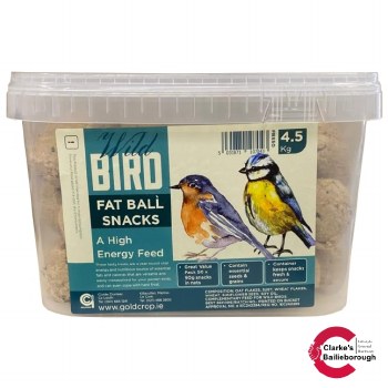 Goldcrop Wild Bird Fat Ball Snacks 4.5kg