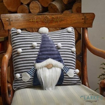 Gonks Christmas Cushion Navy