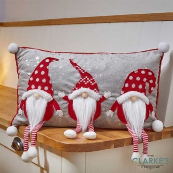 Gonklets Christmas Cushion Red