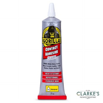 Gorilla Contact Adhesive Clear 75g