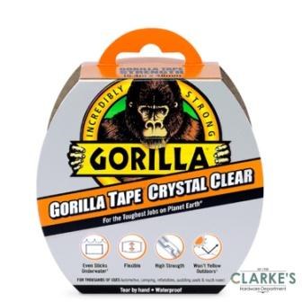 Gorilla Crystal Clear Duct Tape 16m