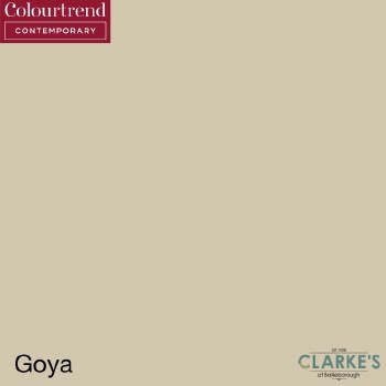 Colourtrend Contemporary Ceramic Matt Paint Goya Colour 1 Litre