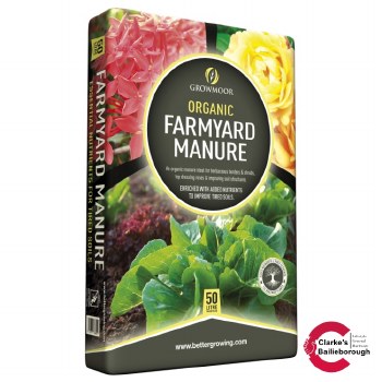 Growmoor Organic Farmyard Manure 50 Litre