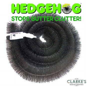 Hedgehog Gutter Brush. Stop Gutter Clutter!