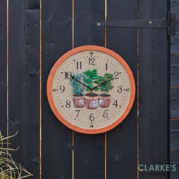 Herbs - Garden Wall Clock