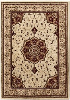Heritage Traditional Rug Cream/Red 120x170cm