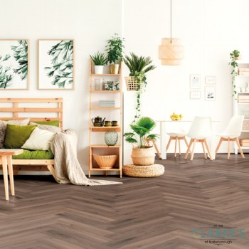 Herringbone Ferrara Oak 8mm Laminate Flooring