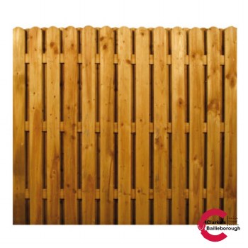 Hit and Miss Fence Panel 1.8 x 1.8m