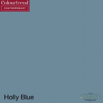 Colourtrend Contemporary Ceramic Matt Paint Holly Blue Colour 1 Litre