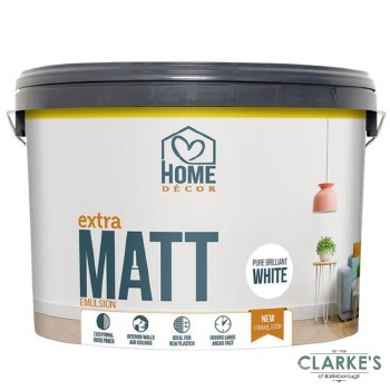 Home Decor Extra Matt Brilliant White Interior Paint 10 Litre