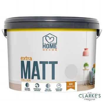 Home Decor Extra Matt Soft Grey Interior Paint 10 Litre