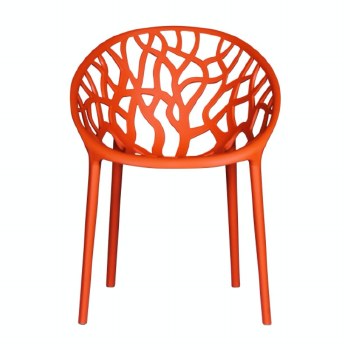 Millie Trellis Garden Chair Orange