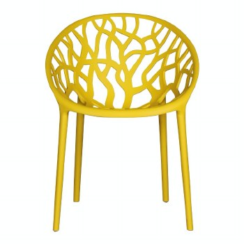Millie Trellis Garden Chair Yellow