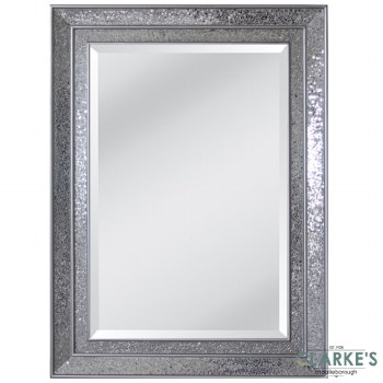 Orla Silver Wall Mirror 80 x 110 cm
