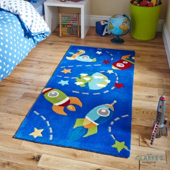 Hong Kong Kids 6149 Blue Rug 70 x 140cm