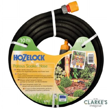 Hozelock Soaker Hose with Connectors 10 Meter