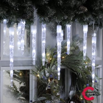 9 Colour Changing Icicle Lights