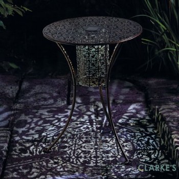 Illumina - Solar Round Garden Table