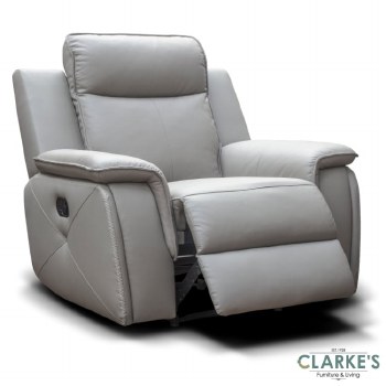 Infinity 1 seater half leather recliner