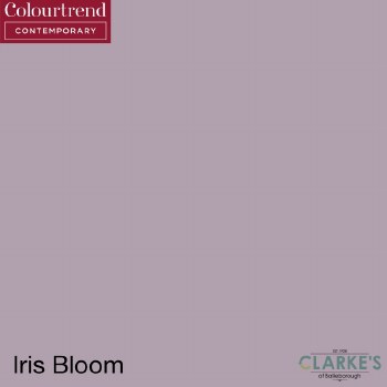 Colourtrend Contemporary Ceramic Matt Paint Iris Bloom Colour 1 Litre