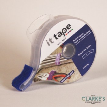 it tape Multi-Purpose Hook & Loop Fastener Blue
