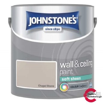 Johnstones Wall and Ceiling Soft Sheen Emulsion Paint 2.5L - Chapel Stone