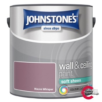 Johnstones Wall and Ceiling Soft Sheen Emulsion Paint 2.5L - Mauve Whisper
