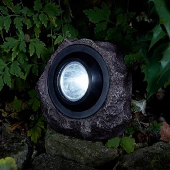 Solar Jumbo Super Bright 15 Lumen Rock Light