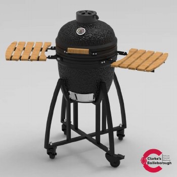 Kamado Stone Series Black Ceramic Barbecue Grill