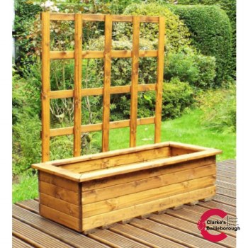 Kensington Large Planter with Trellis